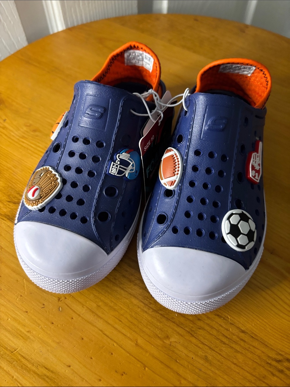Skechers Blue Sports Foamies Shoes 10 NWT